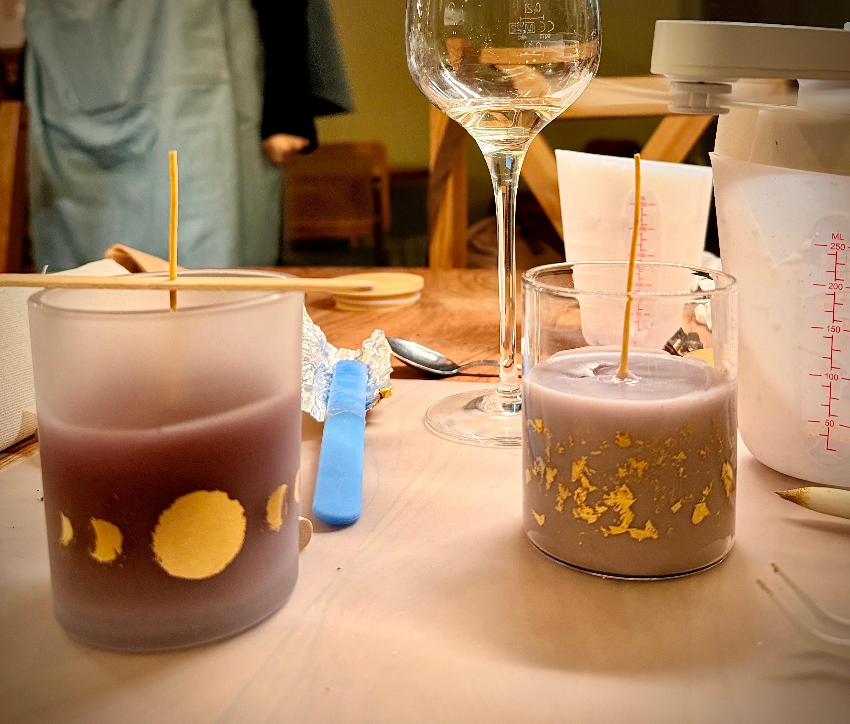 Frankfurt | Duft-, Goldkerzen gießen mit Wein & Musik